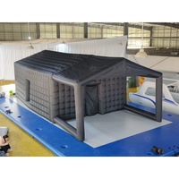 Nouvelle conception de tente gonflable en forme de cube d'air, tente de discothèque gonflable pour les événements de fête, les spectacles et les entreprises