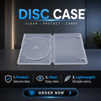 Boîtier de protection de jeu CD de haute qualité, coque en plastique pour stockage de disques PS/Xbox, usage domestique et commercial