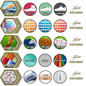 ODM/oemhвысокое качество Профессиональная футбольная обувь с настраиваемой TPU сетчатой стелькой длинные шипы бутсы Лето/зима спортивные тренировки - Product Image 5