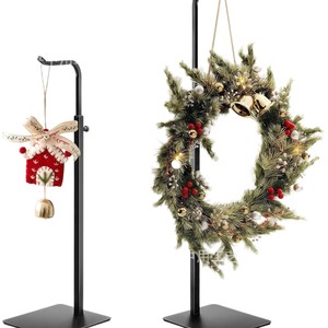 Soporte para pancarta de feliz cumpleaños con banderas de lona, marco de metal negro, exhibición de sobremesa para decoraciones de fiesta - Product Image 5