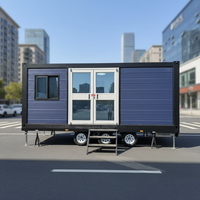 Maison mobile de luxe, maison préfabriquée modulaire sur roues, pour appartement, hôtel, villa