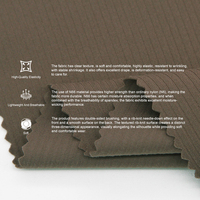 Tissu sportif en nylon double face à haute élasticité, respirant, effet peau de requin, extensible, pour sous-vêtements de yoga et lingerie pour filles
