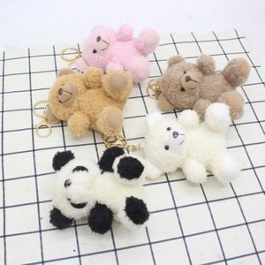 Dễ Thương sang trọng gấu bông Keychain mềm Bunny Thú nhồi bông <span class=keywords><strong>mini</strong></span> phim hoạt hình thỏ Búp bê đồ chơi ba lô trang trí quyến rũ Mặt dây chuyền gấu Keychain - Product Image 3
