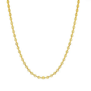 Bijoux plaqués en forme <span class=keywords><strong>de</strong></span> nez <span class=keywords><strong>de</strong></span> cochon, collier en grains <span class=keywords><strong>de</strong></span> <span class=keywords><strong>café</strong></span>, <span class=keywords><strong>chaîne</strong></span> en <span class=keywords><strong>or</strong></span> 316L en acier inoxydable pour hommes, colliers XR, taille personnalisée - Product Image 3