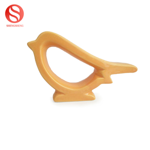Personalizado de cerámica de adorno naranja Plata Perla brillo plano pájaro estatuilla para la decoración de la <span class=keywords><strong>casa</strong></span> - Product Image 5