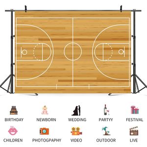 7x5ft Sports-Themed Basketball Court Backdrop <b>for</b> Graduation <b>Party</b> Decorations Photo Booth <b>Props</b> Men's Birthday - Product Image 3