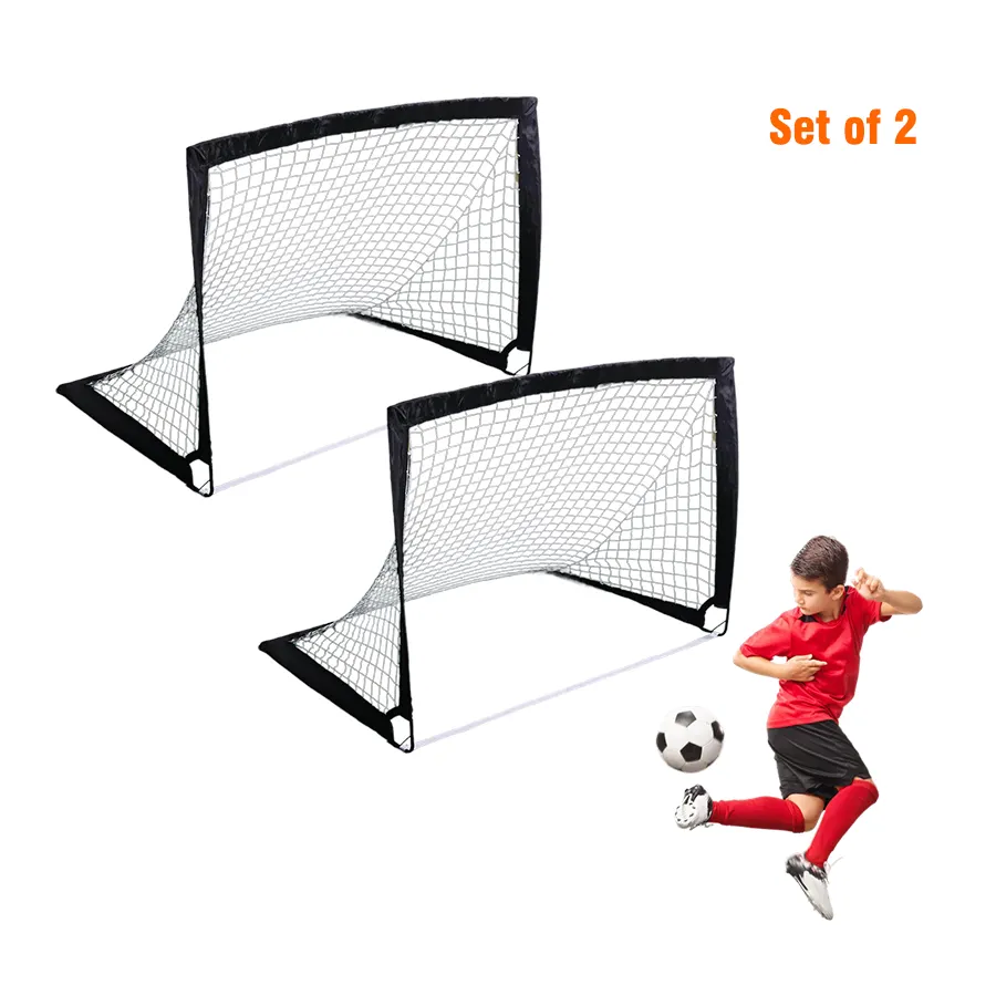 Mini lipat Pop Up Goal portabel anak gawang sepak bola