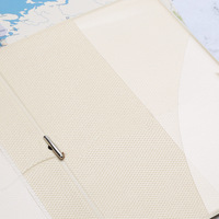 Set de Identificación para Viajes, Porta Pasaporte Tridimensional de PVC y Funda Protectora con Diseño Impreso en Relieve para Boletos de Avión y Uso Diario