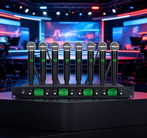 Wholesale Factory Direct 8 In 1 <b>Wireless</b> <b>Microphone</b>, Eight Handheld Dynamic Mics Receiver Set For KTV Live Performance - Product Image 5