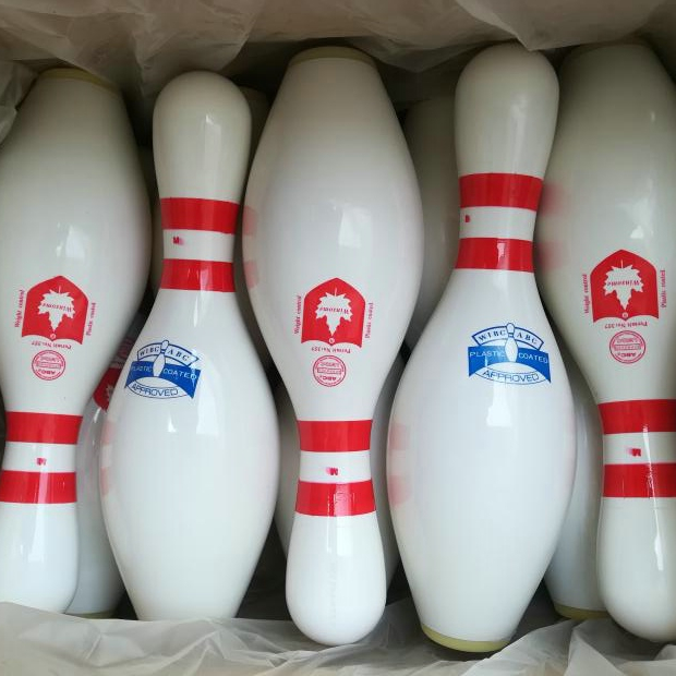 usbcは販売のための暗いピンのカエデの木製のボーリングピン耐久の