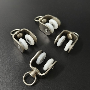 Riel de cortina Polea de metal H Rail Roller Bead - Product Image 5