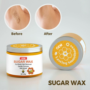 OEM Private Label Haaren tfernung Zucker wachs Bio Schmerzlose Sanfte Formel Seidig glatte Enthaarung produkte für Mann und Frau - Product Image 3