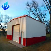 Taller de Estructura de Acero Modular de Alta Resistencia y Precisión, Apto para Cocheras, Garajes y Almacenes