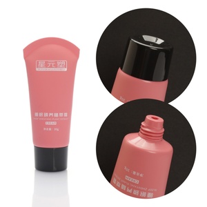 Tube en plastique rose souple de 30 g avec bouchon à vis, impression de logo personnalisée, pour l'emballage de produits de soin de la peau, crème pour le visage, le corps et les mains - Product Image 2