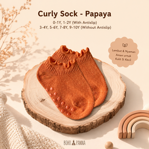 Chaussettes bouclées en papaye de qualité supérieure, offrant un confort doux et respirant, une coupe extensible et une qualité fiable pour toutes les occasions spéciales. - Product Image 4