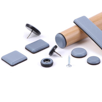 Glissières de meubles, protecteurs de sol de jambe de chaise, patins de meubles de 25mm avec clou pour faciliter le déplacement sur le carrelage en bois dur de tapis