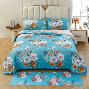 Bán Buôn Vua Kích Thước Giường <span class=keywords><strong>Comforter</strong></span> Set Khách Sạn Nhà Bệnh Viện Sử Dụng Quilt Set Với Sàn <span class=keywords><strong>Mat</strong></span> 4 Pcs <span class=keywords><strong>Comforter</strong></span> Set Corcha Para Cama - Product Image 5