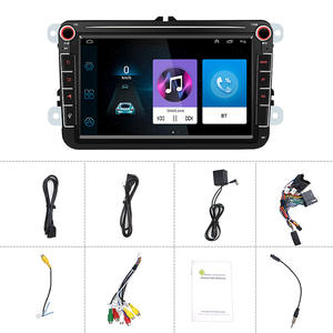 Autoradio Android Double Din, 8 pouces, Audio stéréo, lecteur DVD vidéo multimédia, Carplay, pour <span class=keywords><strong>Volkswagen</strong></span> - Product Image 5
