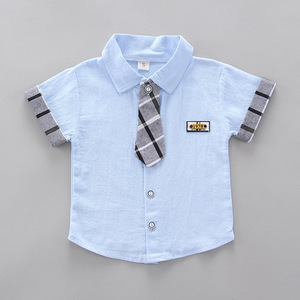 Conjuntos de Ropa para Niños, Estilo Nuevo y Popular, Camisas Formales y Pantalones a Cuadros para Niños - Product Image 3