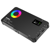 Kit d'éclairage de studio photo LED RGB 3,5 heures, 10000 mAh, en alliage d'aluminium, pour vidéoconférence portable