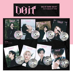 KPOP Stray Kids SKZ IT TAPE DO IT ACCORDION VER Álbum Oficial Paquete Especial Grupo Idol Coreano Merchandising Musical Coleccionable Regalo - Product Image 5