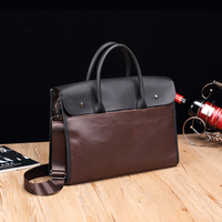 Porte-documents d'affaires exécutif, design héritage, cuir vintage, maletines de cuero, matériau PU, travail de bureau, mochila