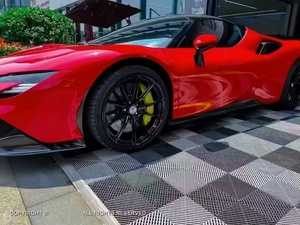 Kit carrosserie en fibre de carbone sèche <span class=keywords><strong>pour</strong></span> <span class=keywords><strong>Ferrari</strong></span> SF90, comprenant : Lame avant, jupes latérales, diffuseur, spoiler et prise d'air arrière en fibre de carbone OEM SF90 - Product Image 4