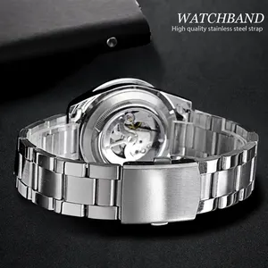 Winner Forsining 320 Reloj para Hombre, relojes mecánicos automáticos, relojes de pulsera impermeables de acero inoxidable para Hombre, Dropshipping, Reloj para Hombre - Product Image 6