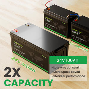 Заводские перезаряжаемые литиевые батареи 12v 24v 50Ah 150Ah 200Ah 25,6 V 100Ah LifePO4 аккумуляторные батареи для дома на колесах - Product Image 2