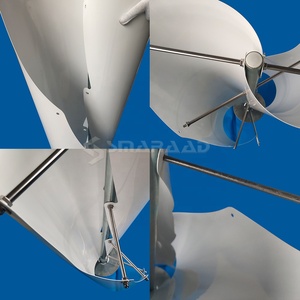 Générateur éolien 1 kW, acceptant la personnalisation, triphasé, installation sur le toit, 24 V/48 V, SJ-1k, générateur éolien 48 volts SJ-1k - Product Image 1
