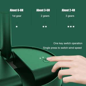 พัดลมมินิ USB แบบชาร์จไฟได้พัดลมระบายความร้อนตั้งโต๊ะเสียงต่ำพัดลมพับเก็บได้พัดลมประหยัดพื้นที่ - Product Image 5