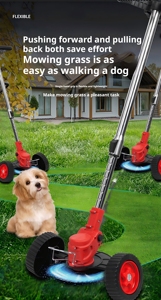 Tondeuse à gazon électrique sans fil rechargeable à batterie lithium portable professionnelle multifonctionnelle - Product Image 2