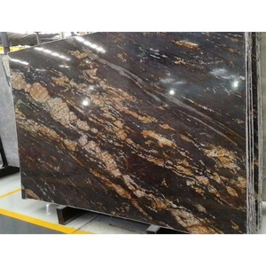 Dalles et carreaux en granit Cosmic Gold, marque UNION, haute densité, pierre naturelle d'origine Long'an, polie, grande dalle moderne, écologique - Product Image 1