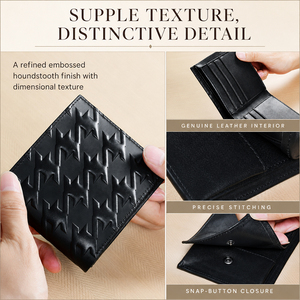 <span class=keywords><strong>Portafoglio</strong></span> di Lusso <span class=keywords><strong>Verde</strong></span> da <span class=keywords><strong>Uomo</strong></span> con Tasca Portamonete, Logo Personalizzato in Rilievo, Vera Pelle con Blocco RFID, Porta Carte di Credito Bifold - Product Image 4
