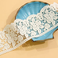 Usine personnalisée mariages dentelle tissu élastique dentelle dentelle bord deux combinés