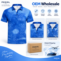 Polo sportif personnalisé pour homme, motif marbré, transfert thermique, logo personnalisé, OEM, vente en gros, marque privée, faible MOQ