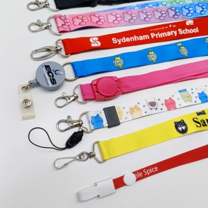 Khuyến Mại Không Có Tối Thiểu Đặt Hàng Giá Rẻ Cá Nhân Công Cụ Cổ Điện Thoại Dây Buộc In Ấn Polyester Thăng Hoa Tùy Chỉnh Dây Buộc - Product Image 4