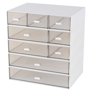 Different sizes random combination plastic Stationery storage box cosmetic storage organizer stackable box