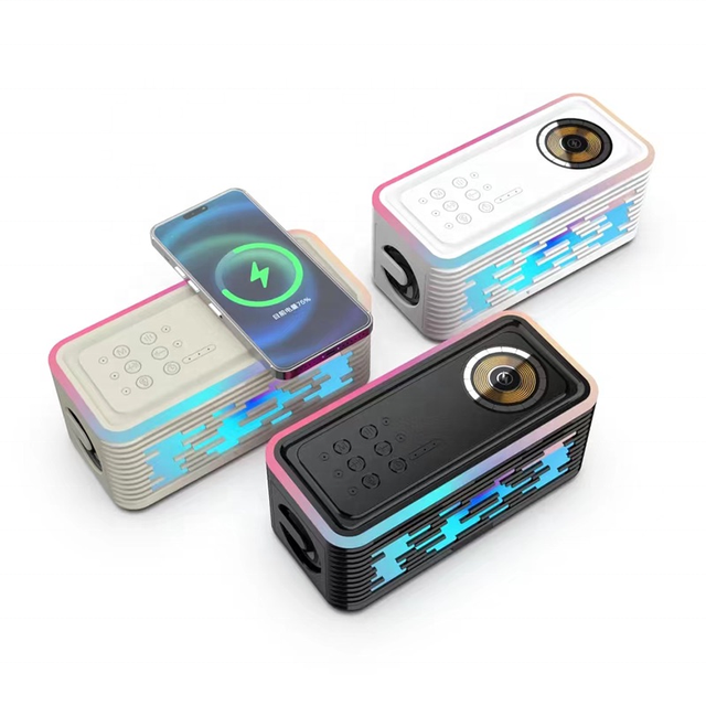 Wireless Charging Bluetooth Speaker 20W high power loudspeaker delivers strong bass and full balanced sound quality