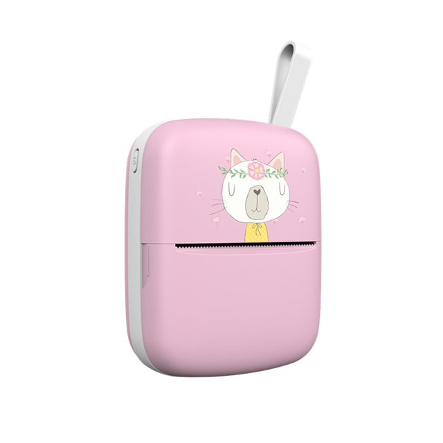 2026 A8B Label Color Thermal Printer Portable Mini 58mm USB Interface 1000mAh Battery for Kids Study & Office Use