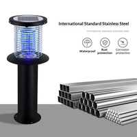 Lampe anti-moustiques à énergie solaire, lumière ultraviolette portable, répulsif longue durée, utilisation intérieure et extérieure