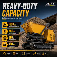 Mini camion benne tout-terrain haute performance pour le nettoyage des exploitations agricoles