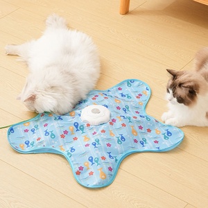 ของเล่นแมวแบบคลาสสิกเป็นมิตรกับสิ่งแวดล้อม ของเล่นอัตโนมัติแบบซ่อนหา ทนทานต่อการกัด ของเล่นพลาสติกและโพลีเอสเตอร์แบบอินเทอร์แอคทีฟ ช่วยลดความวิตกกังวล - Product Image 3