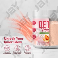 Poudre Détox Saveur Pêche Mélange de Boissons Botaniques Formule Bien-être Digestif Usine ODM Emballage Personnalisé Fournisseur en Gros
