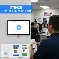 Terminal de Escaneo de Códigos QR XTIOT XT802E, Punto de Venta Android, Verificador de Precios, Escáner de Códigos de Barras con Pantalla