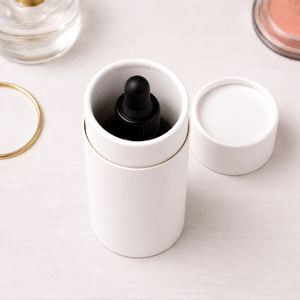 Custom Paper Tube Packaging Cosmetic Perfume Essential <b>Oil</b> <b>Bottle</b> Cardboard Recyclable Kraft Tube Cylinder Packaging Box - Product Image 4