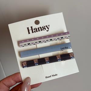 กิ๊บติดผมสไตล์ญี่ปุ่นและ<span class=keywords><strong>เกาหลี</strong></span>3ชิ้น/เซ็ตแบบน่า<span class=keywords><strong>รัก</strong></span>คลิปหนีบผมจระเข้ยาวพิมพ์ลาย<span class=keywords><strong>สาว</strong></span>หวาน - Product Image 3