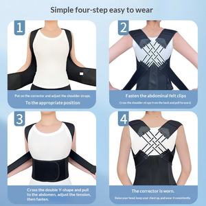 Cinturón Reductor de Cintura con Corrección de Postura, Ajustable, Transpirable, de Spandex y Nailon, con Cierre de Gancho y Bucle, para Adelgazar la Cintura, Uso Diario - Product Image 4