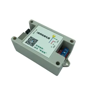 WeChat cloud remote control 2 Ethernet relay with case 2 normally open contact network switch network switch delay TCPUDP