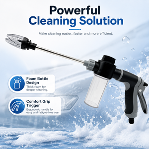 Wholesale Watering Tools Extended-Reach Household ABS <b>Plastic</b> Heavy-Duty Multi-Function Foam Sprayer Car Water Gun - Product Image 1